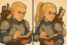 Saelith and Theren Vireth concept1 AI.png